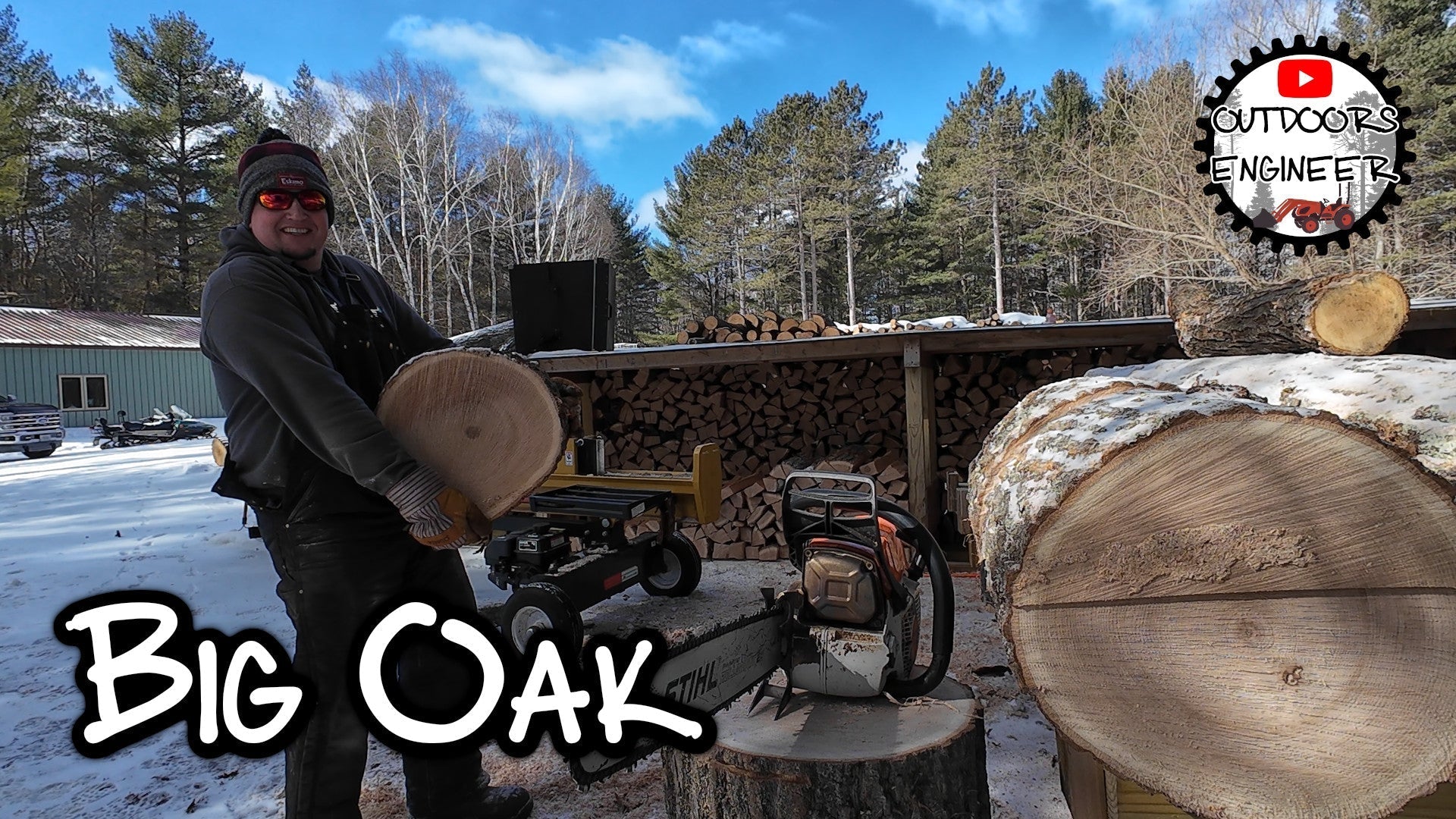 A New Way to Track Firewood Totes | 3 Facecords of Oak in a Day!
