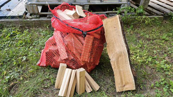 Mesh Firewood Bag - 1 Cubic Foot - 100 per Pack