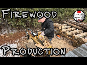 8' Firewood Log Bucking Table Plans – Outdoors Engineer